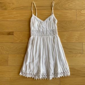 A&F White Dress with lace details